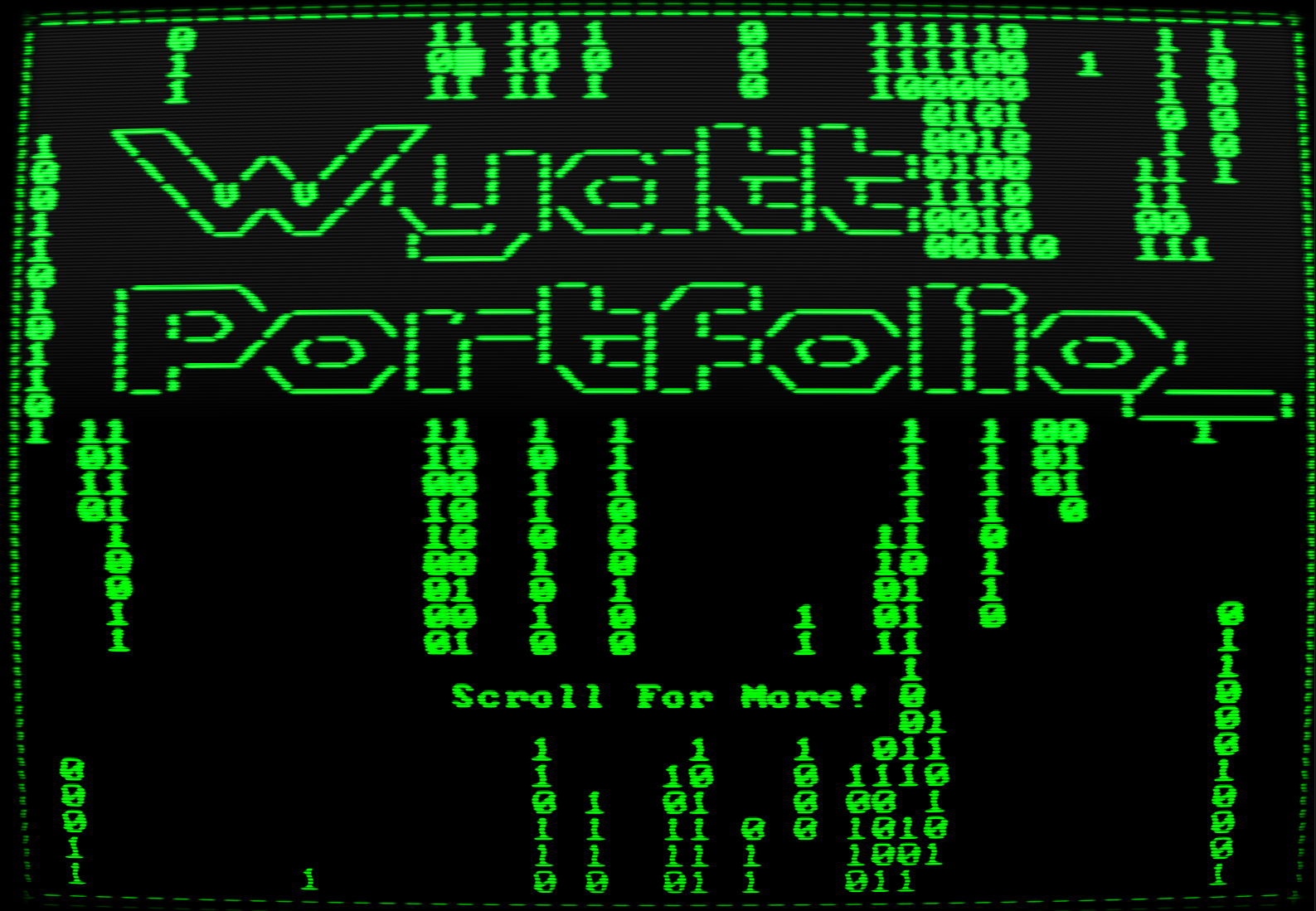 Portfolio Main Page